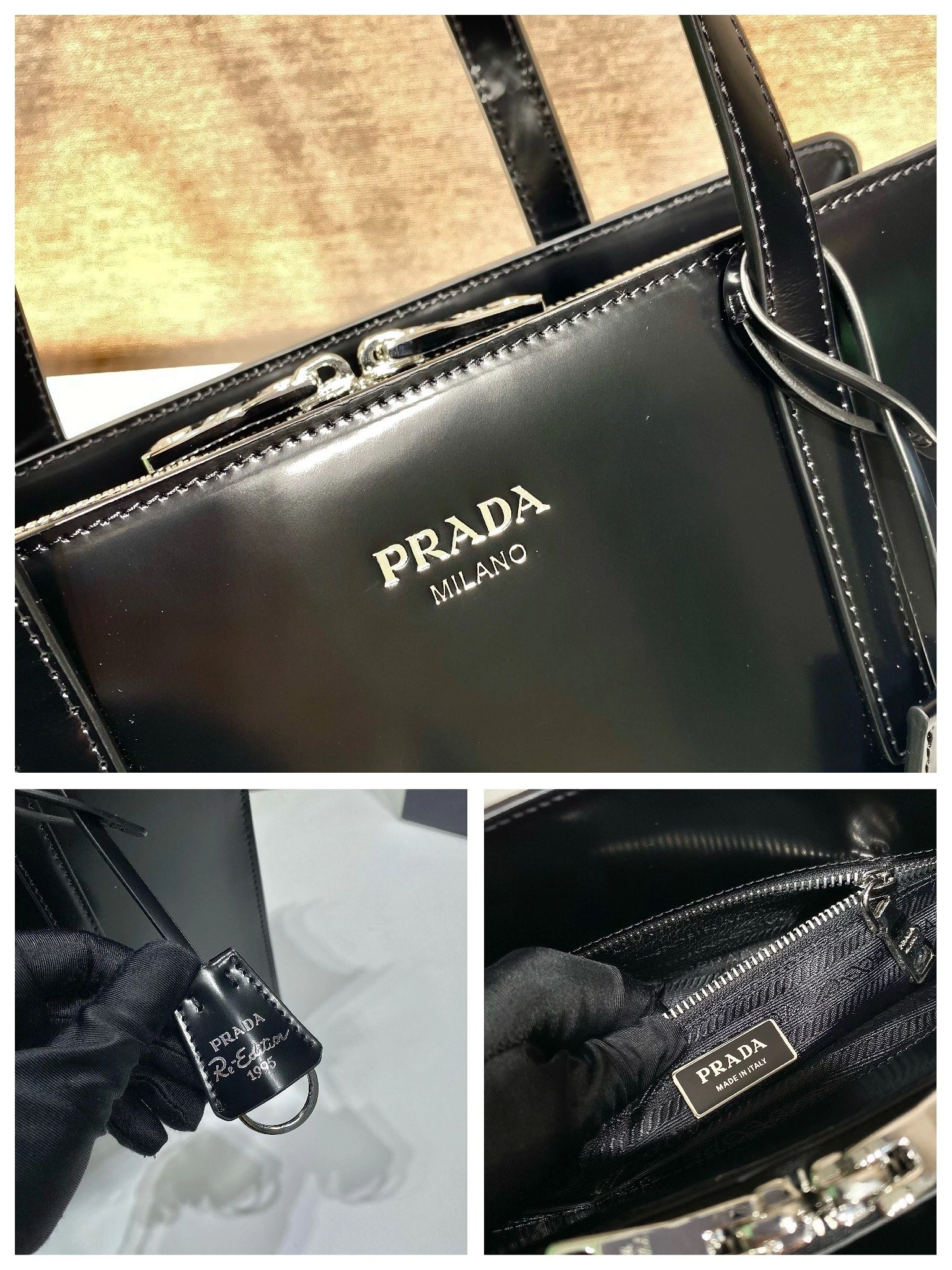 Pra*a top handle bags 4099a-0181