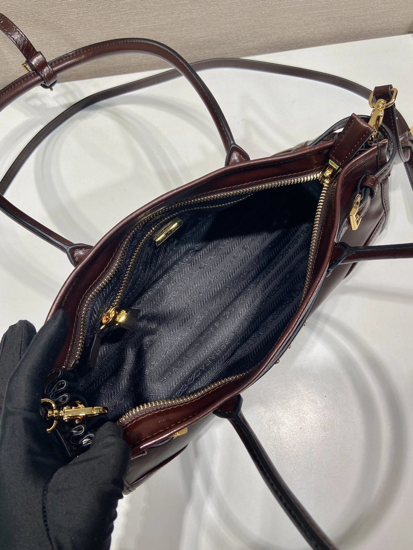 Pra*a top handle bags 4099a-0676