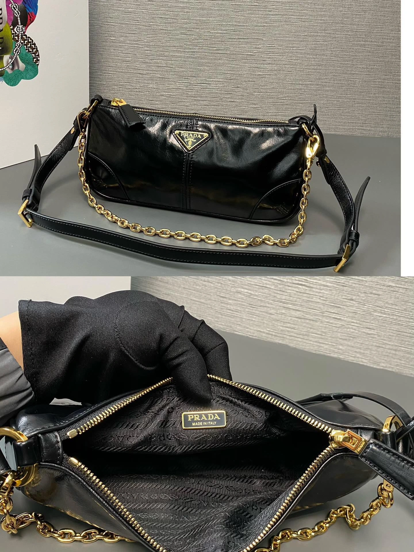 Pra*a satchel bags 4135d-0024