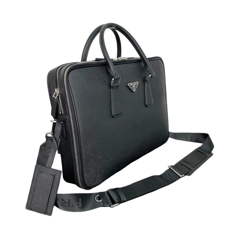 mens Pra*a briefcases 4213a-0130